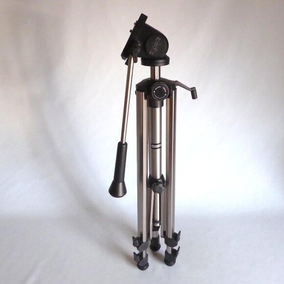 VINTAGE GOLD COAST GT-400P PHOTO VIDEO FLUID ACTION CAMERA TRIPOD STAND 20 - 60" - Picture 2 of 16